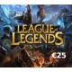 League of Legends 25 EUR Prepaid RP Card EU