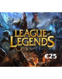 League of Legends 25 EUR Prepaid RP Card EU