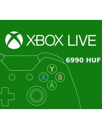 XBOX Live HUF 6990 Prepaid Card HU