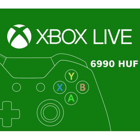 XBOX Live HUF 6990 Prepaid Card HU