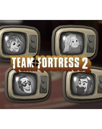 Team Fortress 2 Badges - Duncan's Kindhearted Kisser, Hannah's Altruistic Aspect, Sips' Selfless Simulacrum and Sjin's Generous