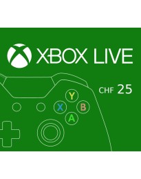 XBOX Live 25 CHF Prepaid Card CH