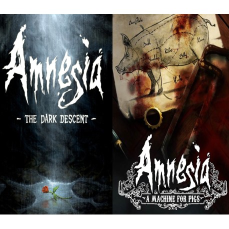 Amnesia: The Dark Descent + Amnesia: A Machine for Pigs Steam CD Key