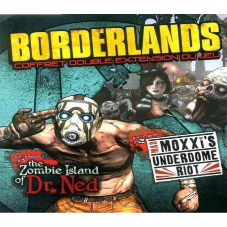 Borderlands Double Game Add-on Pack - The Zombie Island of Dr. Ned + Mad Moxxi's Underdome Riot DLC Steam CD Key