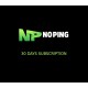 NoPing Advanced - 30 Days Subscription Key