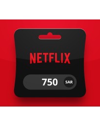 Netflix SAR 750 Gift Card SA