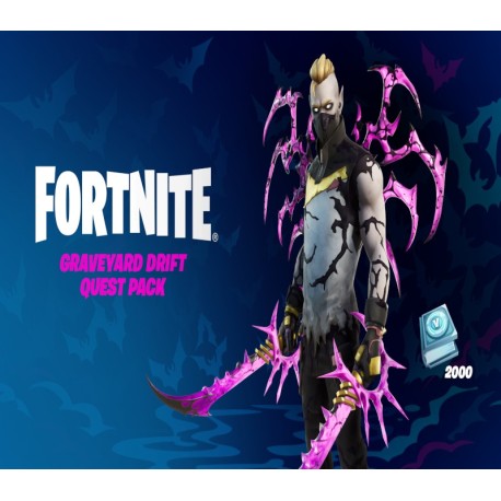 Fortnite - Graveyard Drift Quest Pack + 2000 V-Bucks Challenge AR XBOX One CD Key