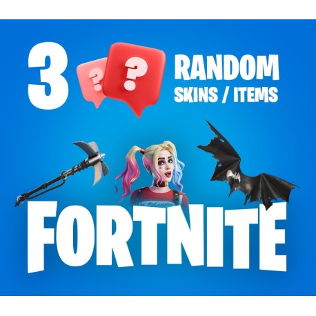 3 Mystery Fortnite Skins / Items PC Epic Games CD Key