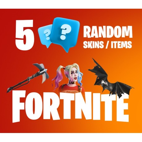 5 Mystery Fortnite Skins / Items PC Epic Games CD Key