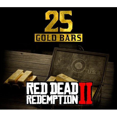 Red Dead Redemption 2 Online - 25 Gold Bars XBOX One CD Key
