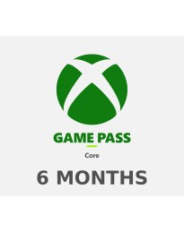 XBOX Game Pass Core 6 Months Subscription Card BR