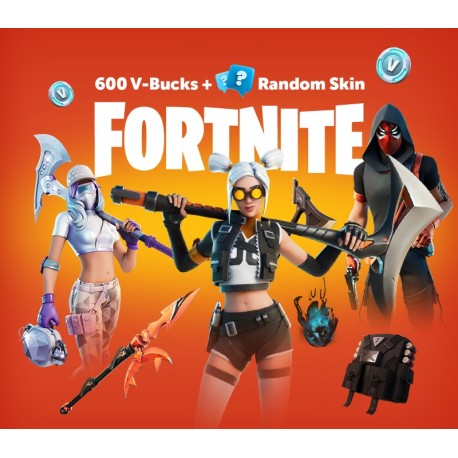 Fortnite - 600 V-Bucks + Random Skin EU XBOX One / Xbox Series X|S CD Key