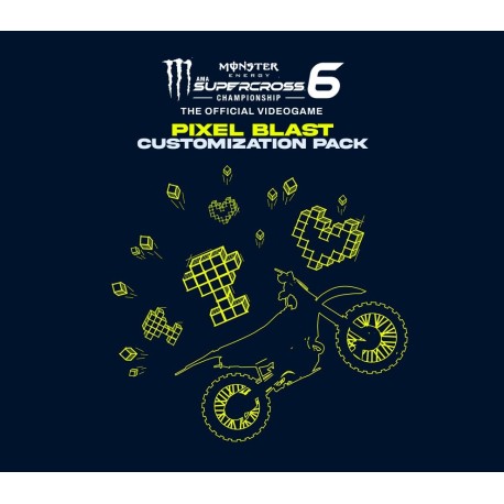 Monster Energy Supercross 6 - Pixel Blast Customization Pack DLC EU XBOX One / Xbox Series X|S CD Key