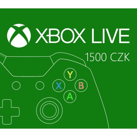 XBOX Live CZK 1500 Prepaid Card CZ