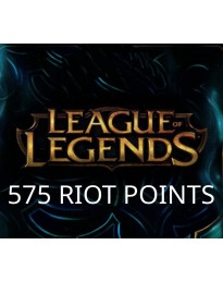 League of Legends 575 RP Prepaid Card