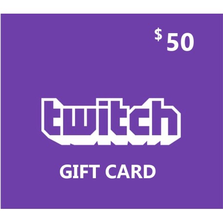 Twitch 50 Gift Card