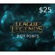 League of Legends 25 USD Prepaid RP Card NA