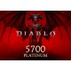 Diablo IV - 5700 Platinum Voucher XBOX One / Xbox Series X|S CD Key