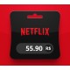 Netflix BRL 55.90 Gift Card BR