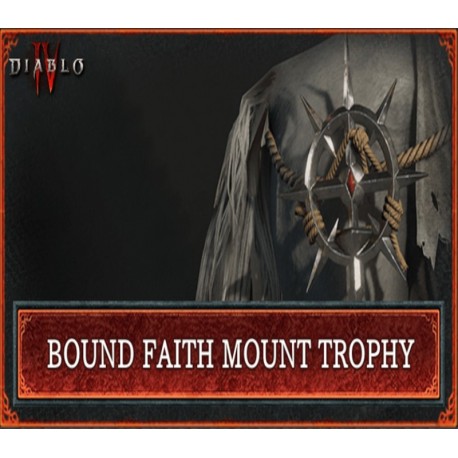 Diablo IV - Bound Faith Mount Trophy DLC EU Battle.net CD Key