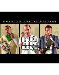 Grand Theft Auto V: Premium Online Edition & Great White Shark Card Bundle PS4 Account