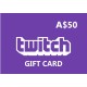 Twitch A50 Gift Card AU