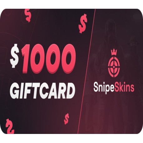 SnipeSkins 1000 Gift Card