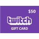 Twitch 50 Gift Card US