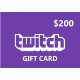 Twitch 200 Gift Card US