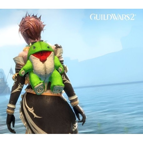 Guild Wars 2 - Green Plush Quaggan Backpack Cover DLC Arena.Net CD Key