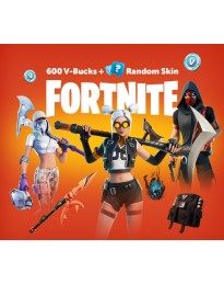 Fortnite - 600 V-Bucks + Random Skin AR XBOX One / Xbox Series X|S CD Key