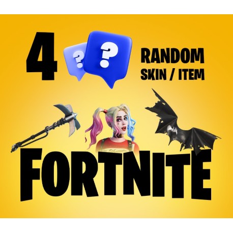 4 Mystery Fortnite Skins / Items PC Epic Games CD Key