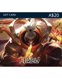 League of Legends 20 AUD Prepaid RP Card OCE