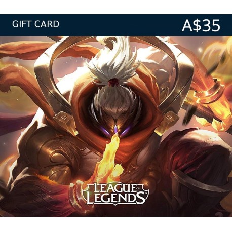 League of Legends 35 AUD Prepaid RP Card OCE