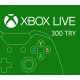 XBOX Live 300 TRY Prepaid Card TR
