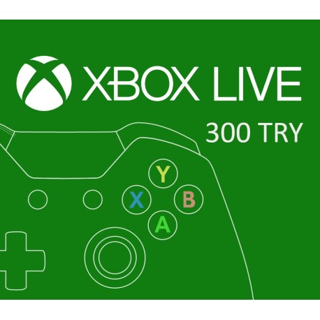 XBOX Live 300 TRY Prepaid Card TR