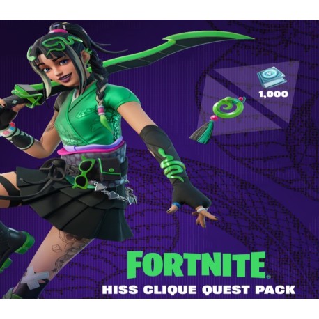 Fortnite - Hiss Clique Quest Pack + 1000 V-Bucks Challenge DLC BR XBOX One / Xbox Series X|S CD Key