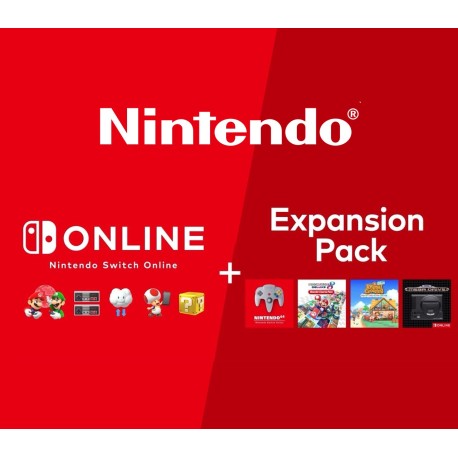 Nintendo Switch Online - 12 Months (365 Days) Individual Membership + Expansion Pack EU