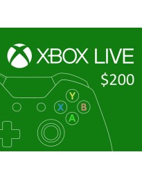 XBOX Live 200 Prepaid Card US