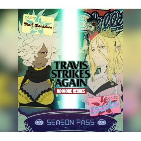 Travis Strikes Again: No More Heroes - Season Pass: Black Dandelion & Bubblegum Fatale EU Nintendo Switch CD Key