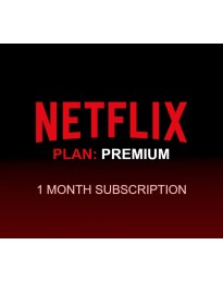 Netflix - 1 Month Premium Plan Subscription Account