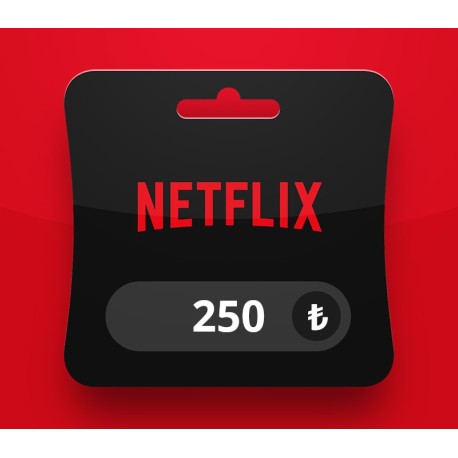 Netflix TRY 250 Gift Card TR