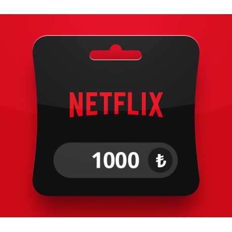 Netflix TRY 1000 Gift Card TR