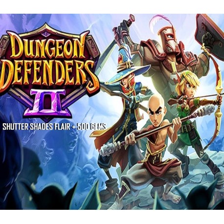 Dungeon Defenders II: 500 Gems + Shutter Shades Flair DLC Digital Download CD Key