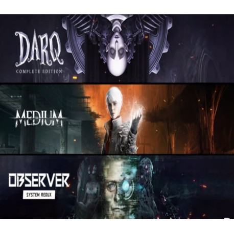 The Medium + Observer: System Redux + DARQ: Complete Edition - Bundle XBOX One/ Xbox Series X|S Account
