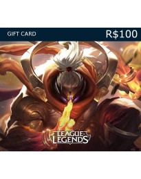 League of Legends 100 BRL Prepaid RP Card BR