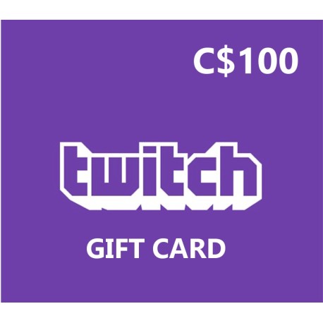 Twitch C100 Gift Card CA
