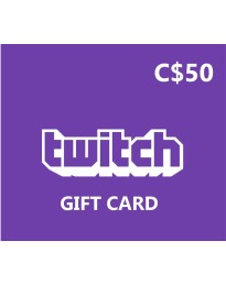 Twitch CAD 50 Gift Card CA