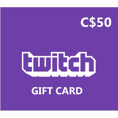 Twitch CAD 50 Gift Card CA