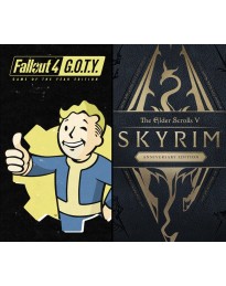 The Elder Scrolls V: Skyrim Anniversary Edition + Fallout 4 G.O.T.Y. PS4 Account